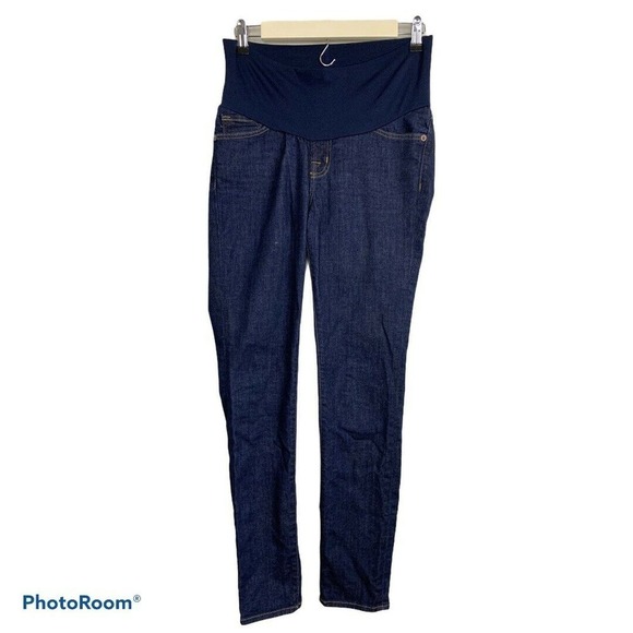 A Pea in the Pod J Brand Maternity Blue Jeans Boot - Picture 1 of 10